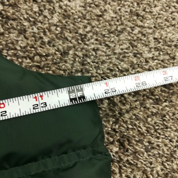 J. Crew Puffer Vest Mens Large Green Expedition Down Jacket Water Repellent - Picture 14 of 15